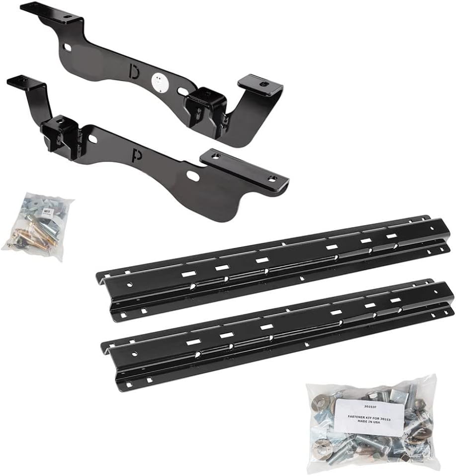 Fifth Wheel Hitch Mounting System Custom Bracket Black Powder Coat Z24928