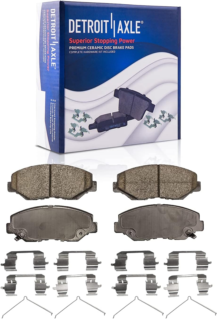 11.10" Front Disc Rotors and Brake Pads 4pc Set O45173