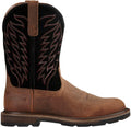 Brown Pull On Work Boots Z19981