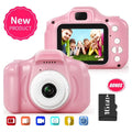 Pink 13MP 1080P Rechargeable Children's Toy Camera with 16G TF Card X53056