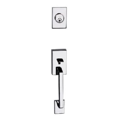 Satin Brass Handleset M687