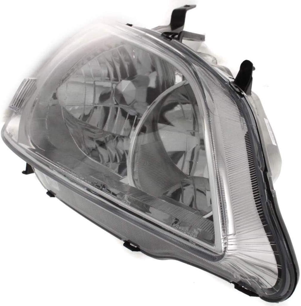 2004 2005 Honda Civic Headlight Assembly Driver and Passenger Side B8774