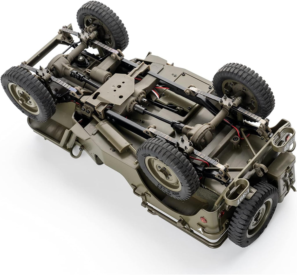 1/12 1941 MB Scaler RC Jeep Rock Crawler with LED Lights P896
