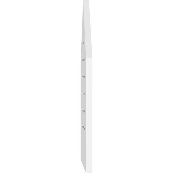 Peaked Top Surface Mount PVC Gable Vent E299
