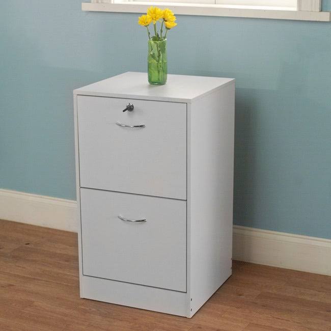 2 Drawer Espresso Filing Cabinet Z5303