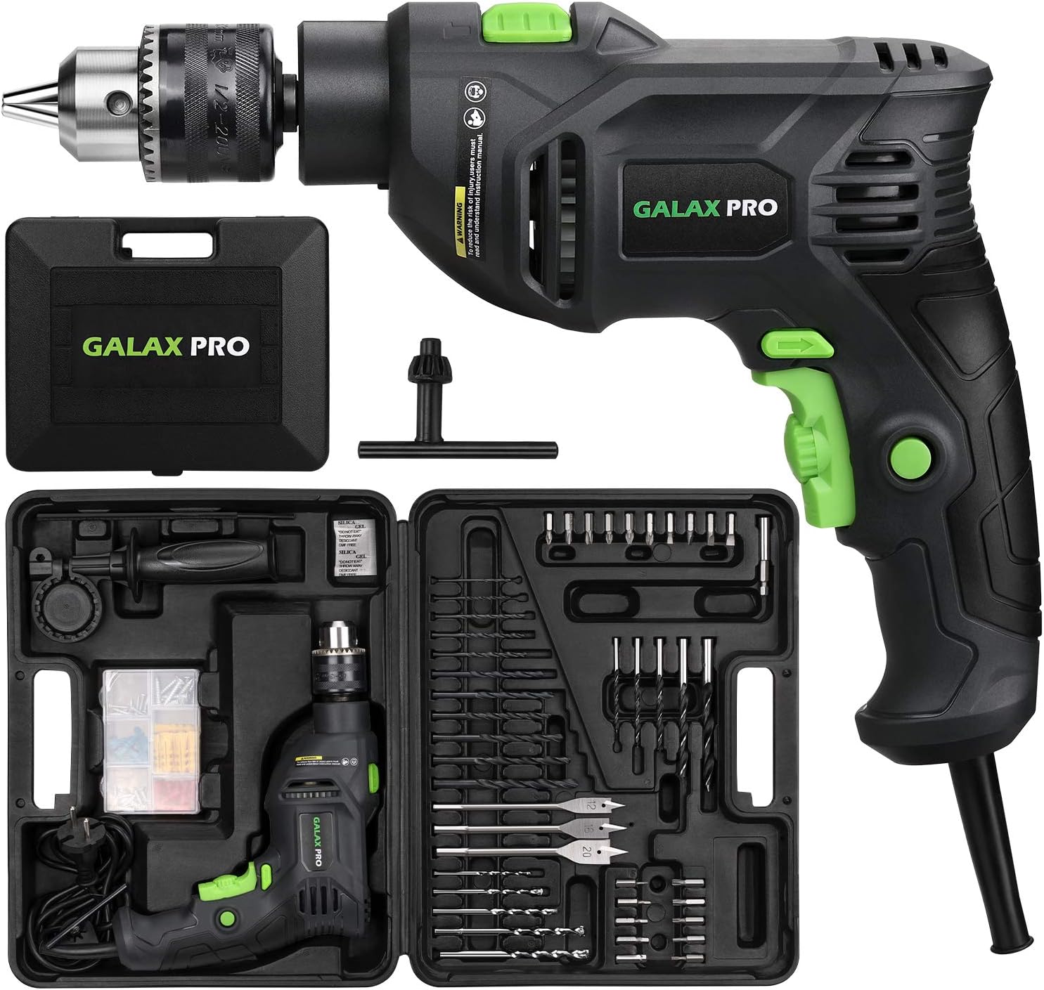 5Amp 1/2-inch Corded Impact Drill with 105pcs Accessories Q3013