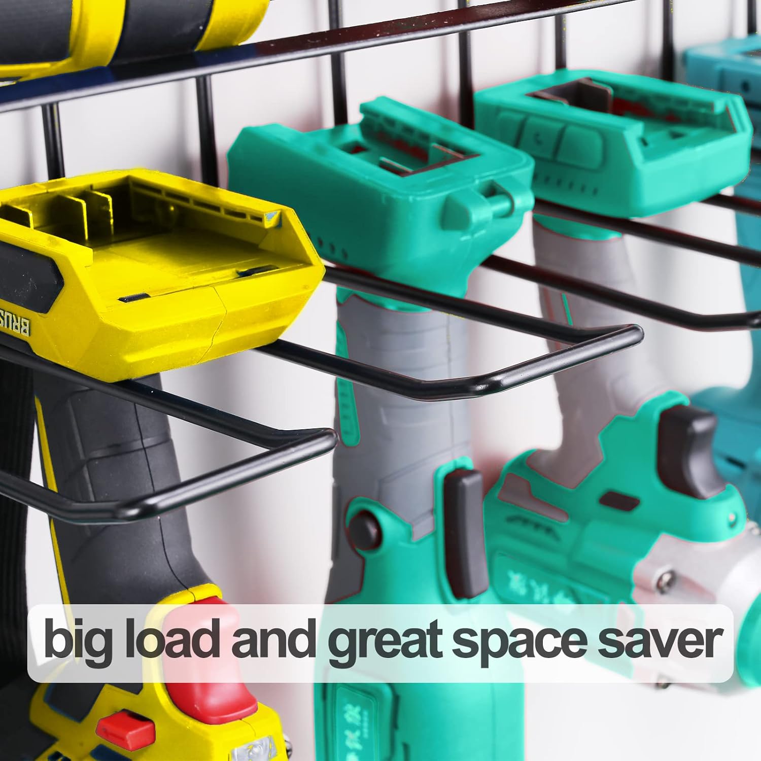Tool Storage Wall Mount with Drill Holder, Pack of 2 F21936