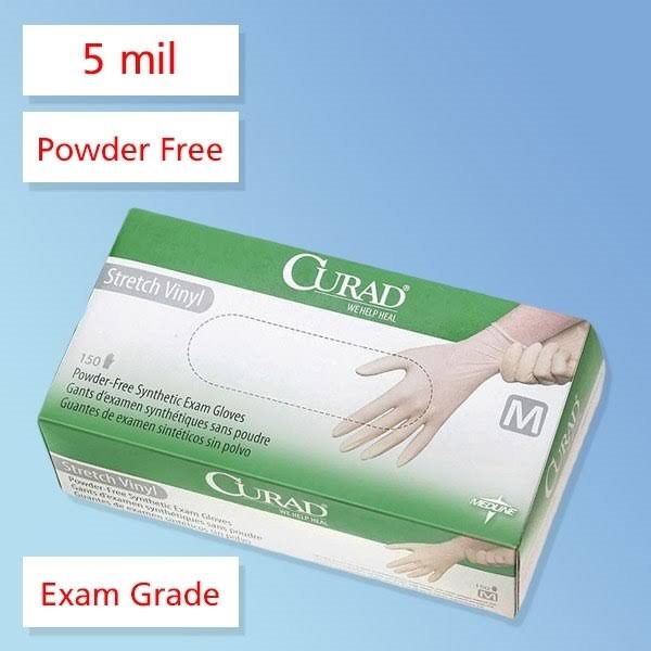 Vinyl Exam Gloves, Medium S58217