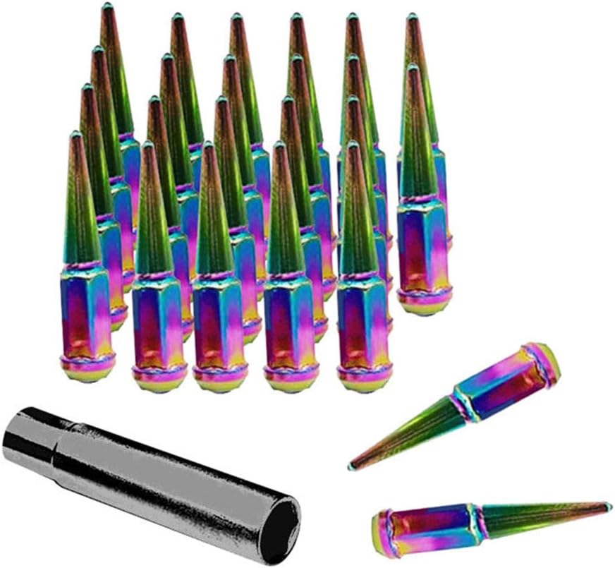 Spiked Chrome 24 pcs Lug Nuts I8260