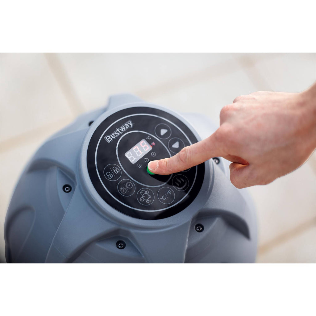 Blue Portable Round Inflatable Hot Tub Spa R766