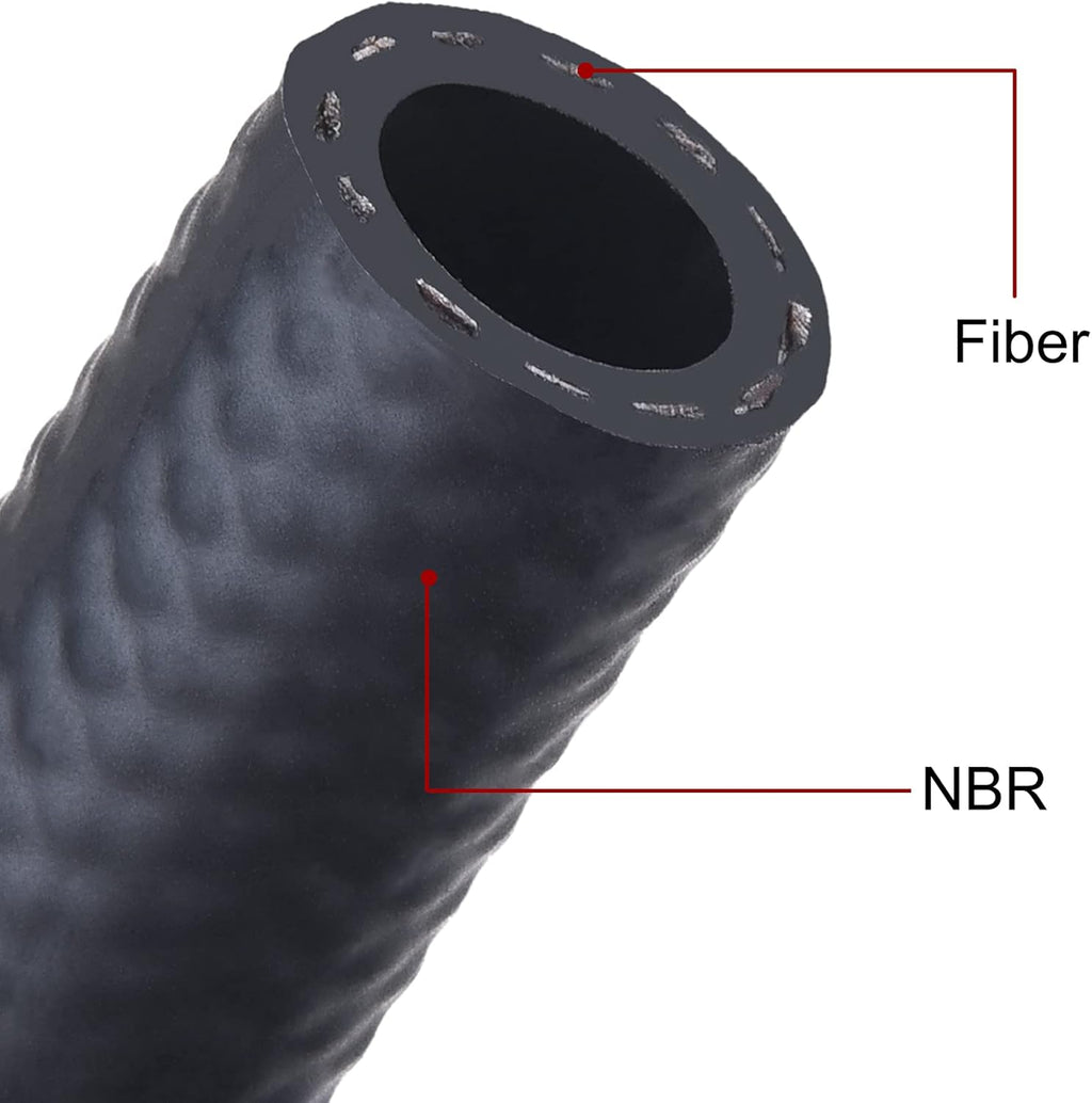 5/8 Fuel Hose Line NBR Rubber 25FT Pack of 2 N35842