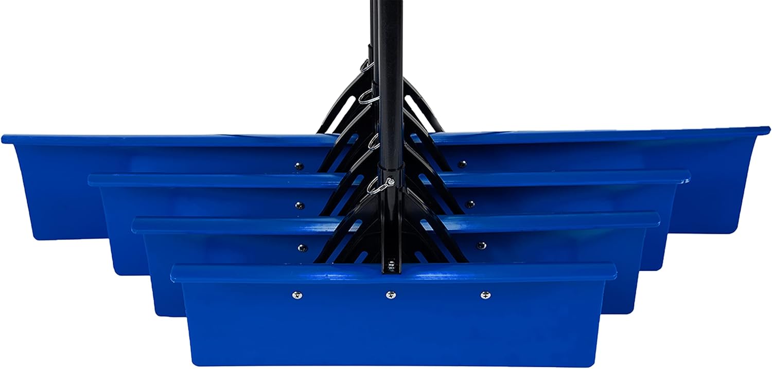 30" Snow Pusher with Fiberglass Shaft, D-Shaped Handle, Pack of 2 J845291