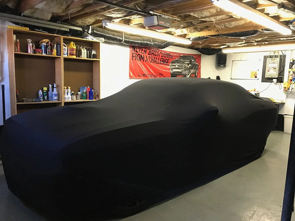 Black Satin Indoor SUV Car Cover with Storage Bag K94729