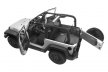 Jeep JK 2Dr Rear 5Pc Cargo Kit with Tailgate & Tub Liner E59224