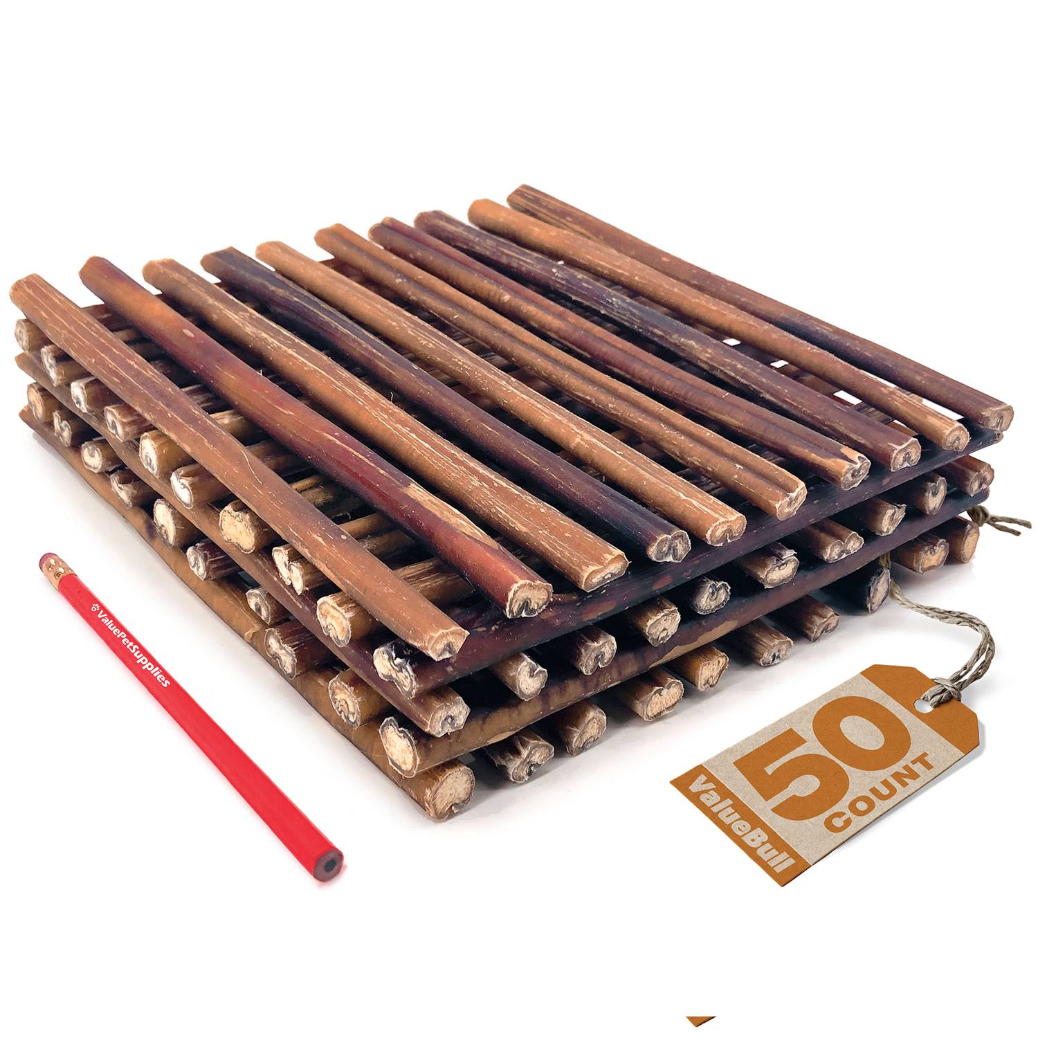 Thick 12 inch Bully Sticks, 50 Count U90618