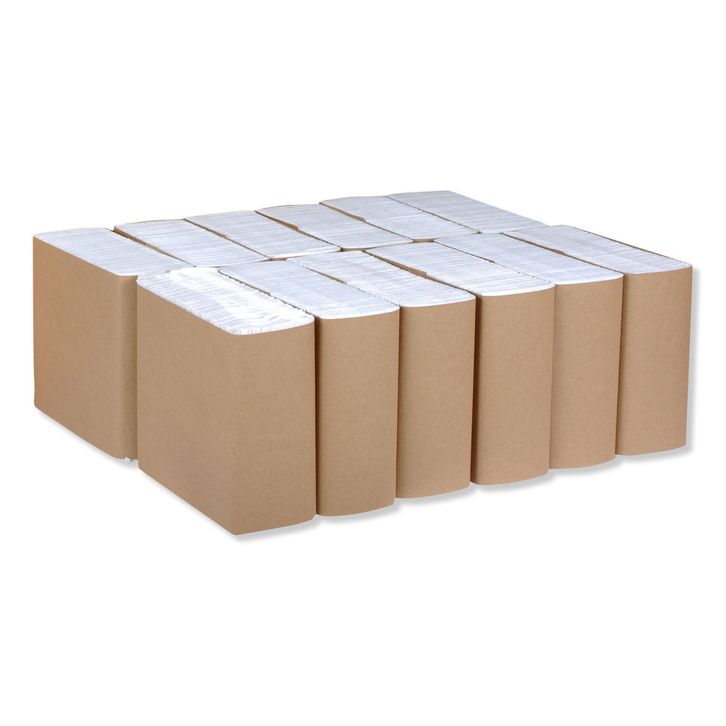 White 1/8 Fold 1-Ply Dinner Napkins P67147