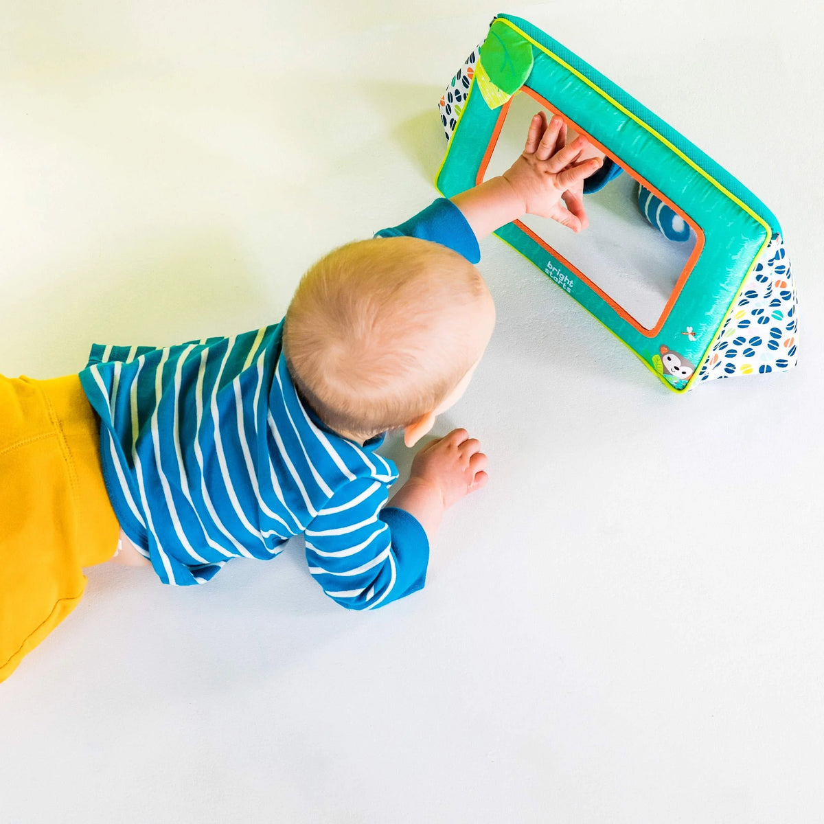 Sit and See Safari Floor Mirror Tummy Time Activity Toy C9501
