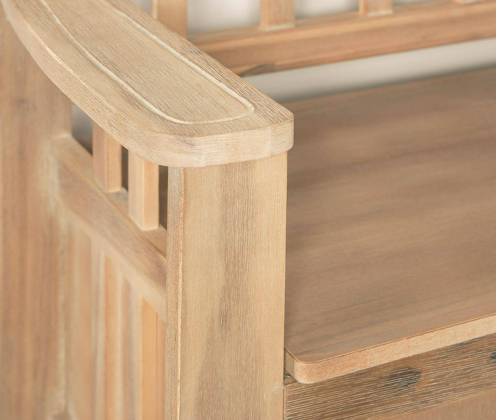 Natural Storage Bench V8604