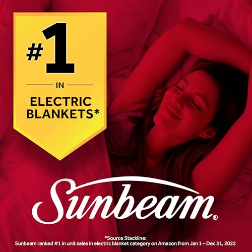 Emerald Electric Heated Throw Blanket, 50" x 60", 4 Heat Settings, Machine Washable C9793