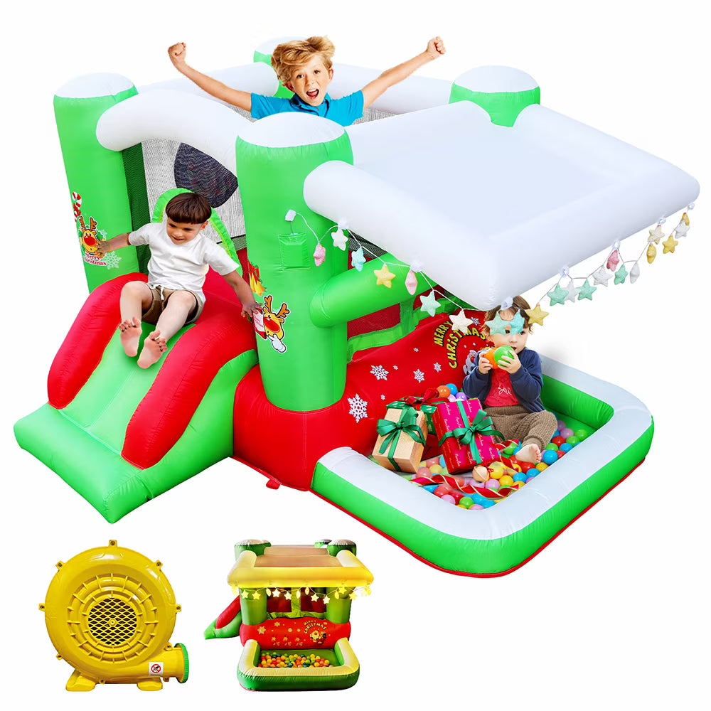Inflatable Bounce House with Slide and Air Blower B562581