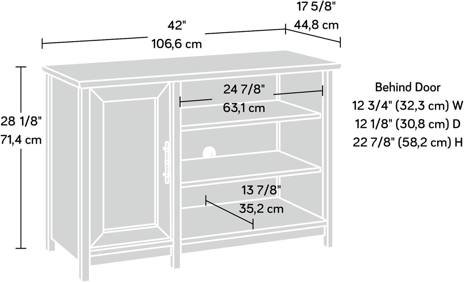 TV Stand with Storage O217