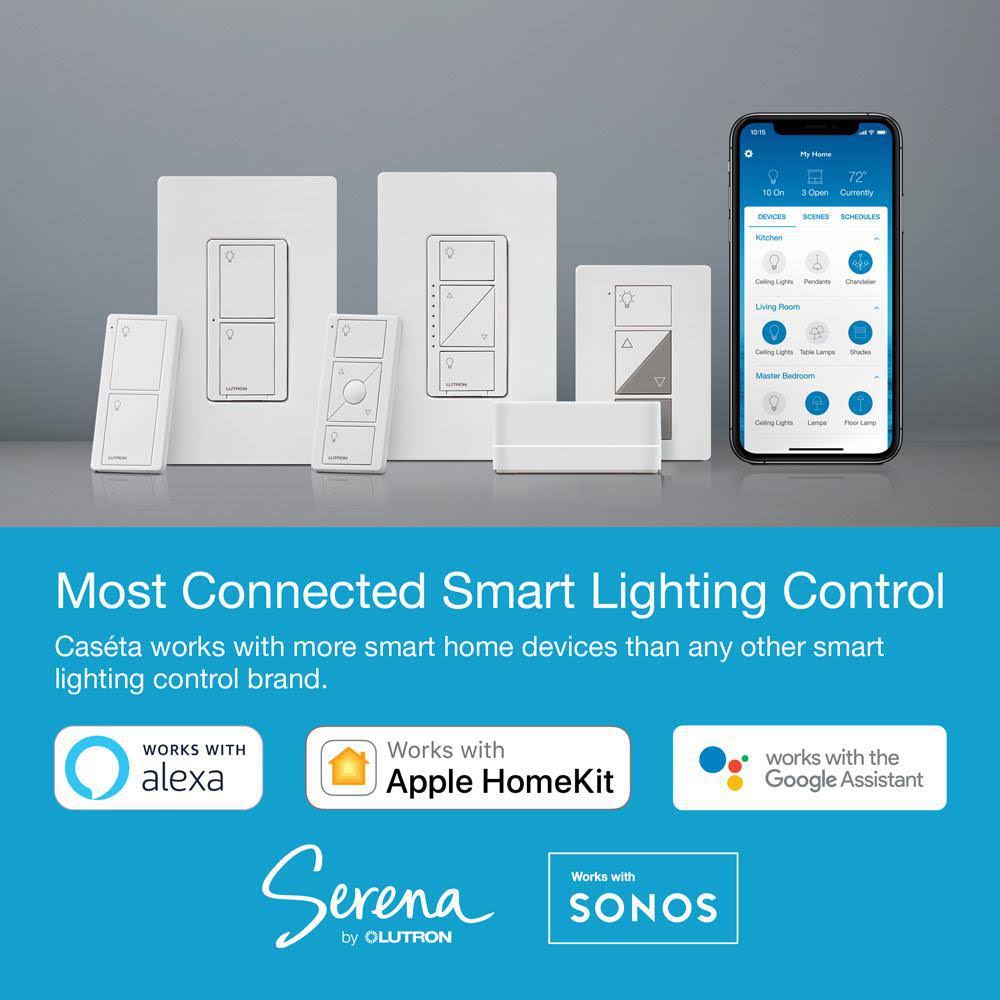 White Smart Lighting Switch Starter Kit (2 Count) G88580