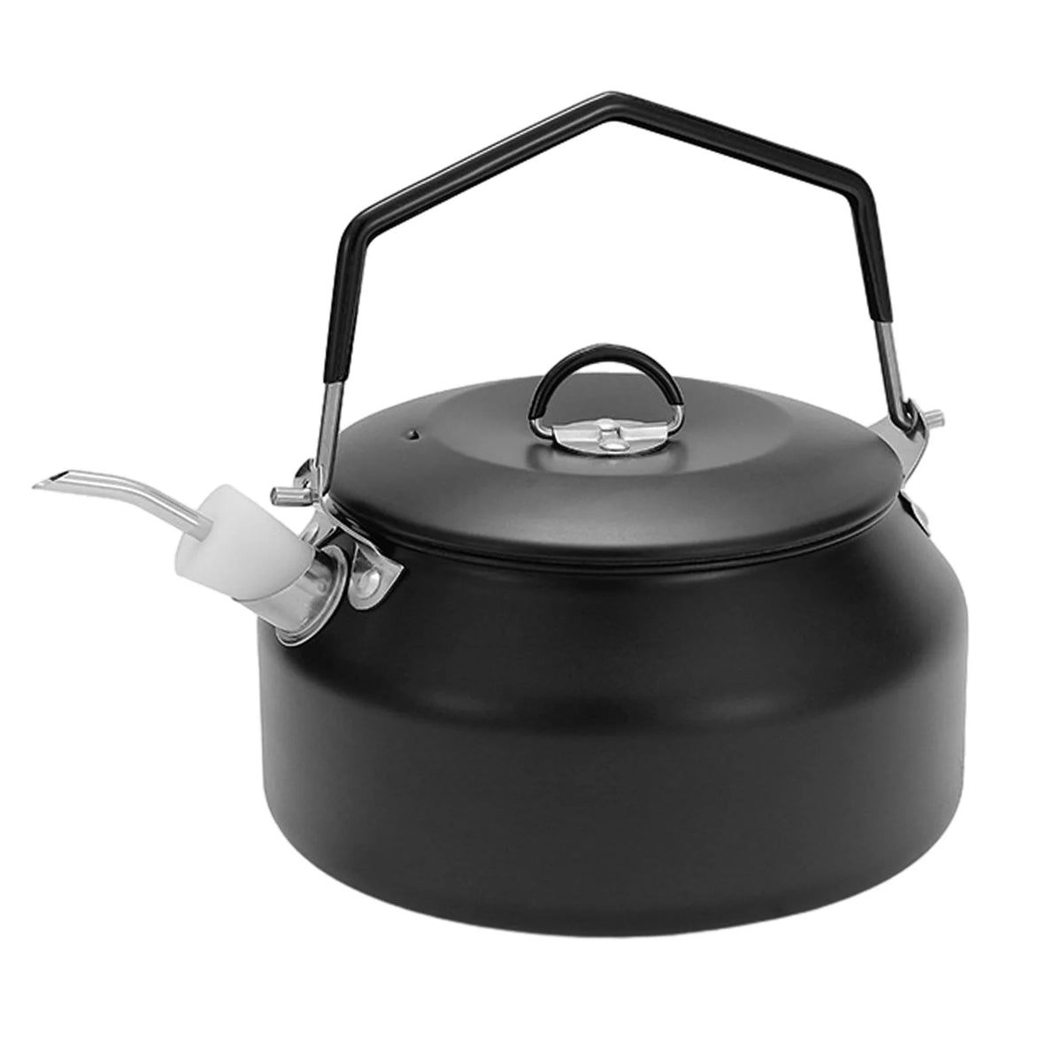 Black 1L Camping Water Kettle with Lockable Handle A1885