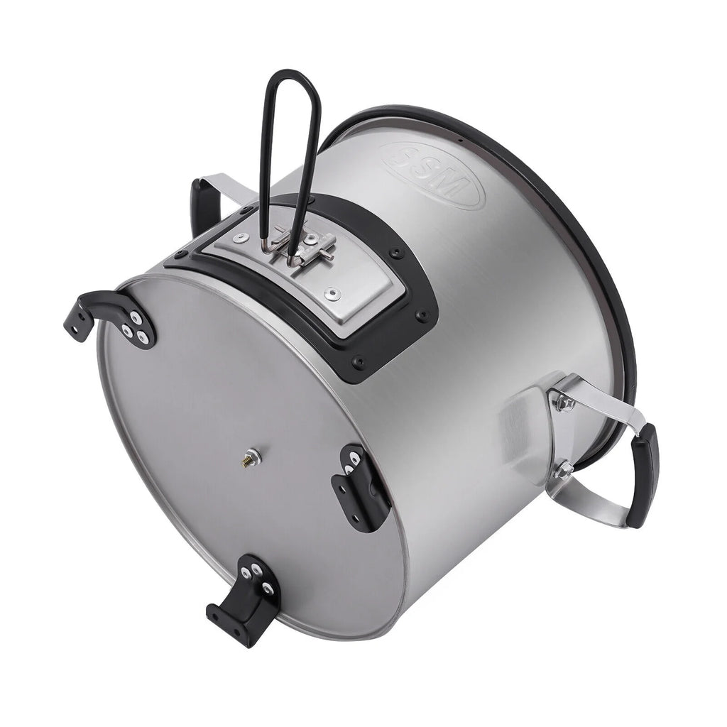 Portable Wood Burning Rocket Stove with Adjustable Firepower Stainless Steel I623235