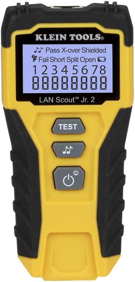 Cable Tester for CAT 5e, CAT 6/6A Cables with RJ45 Connections Pack of 2 K22917