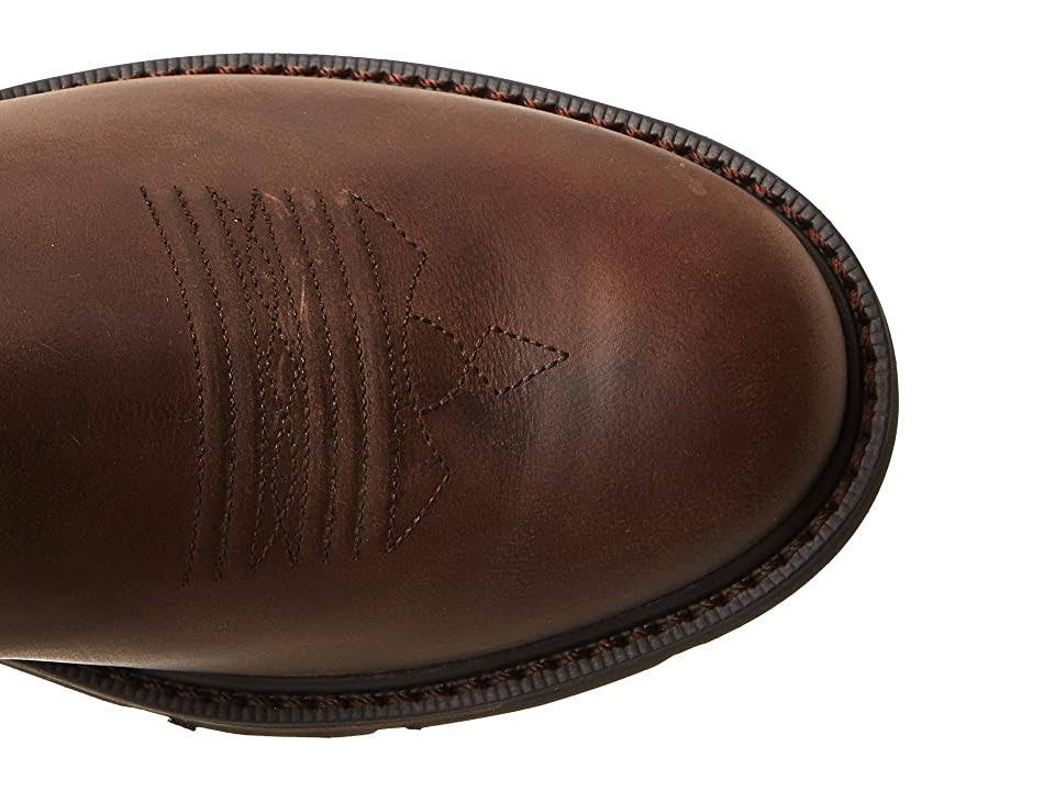 Brown Pull On Work Boots Z19981