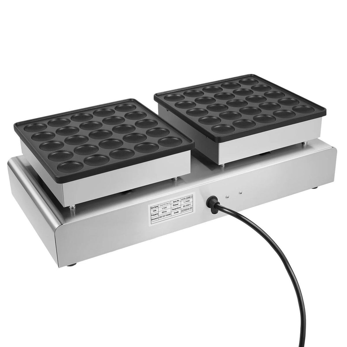 50PCS Commercial Electric Nonstick Waffle Maker Machine C323471