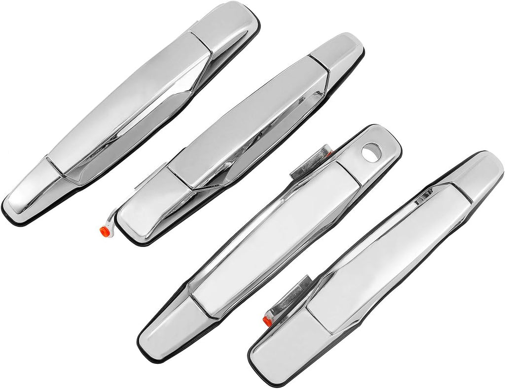 Chrome Door Handle 4Pcs Pack of 2 B881