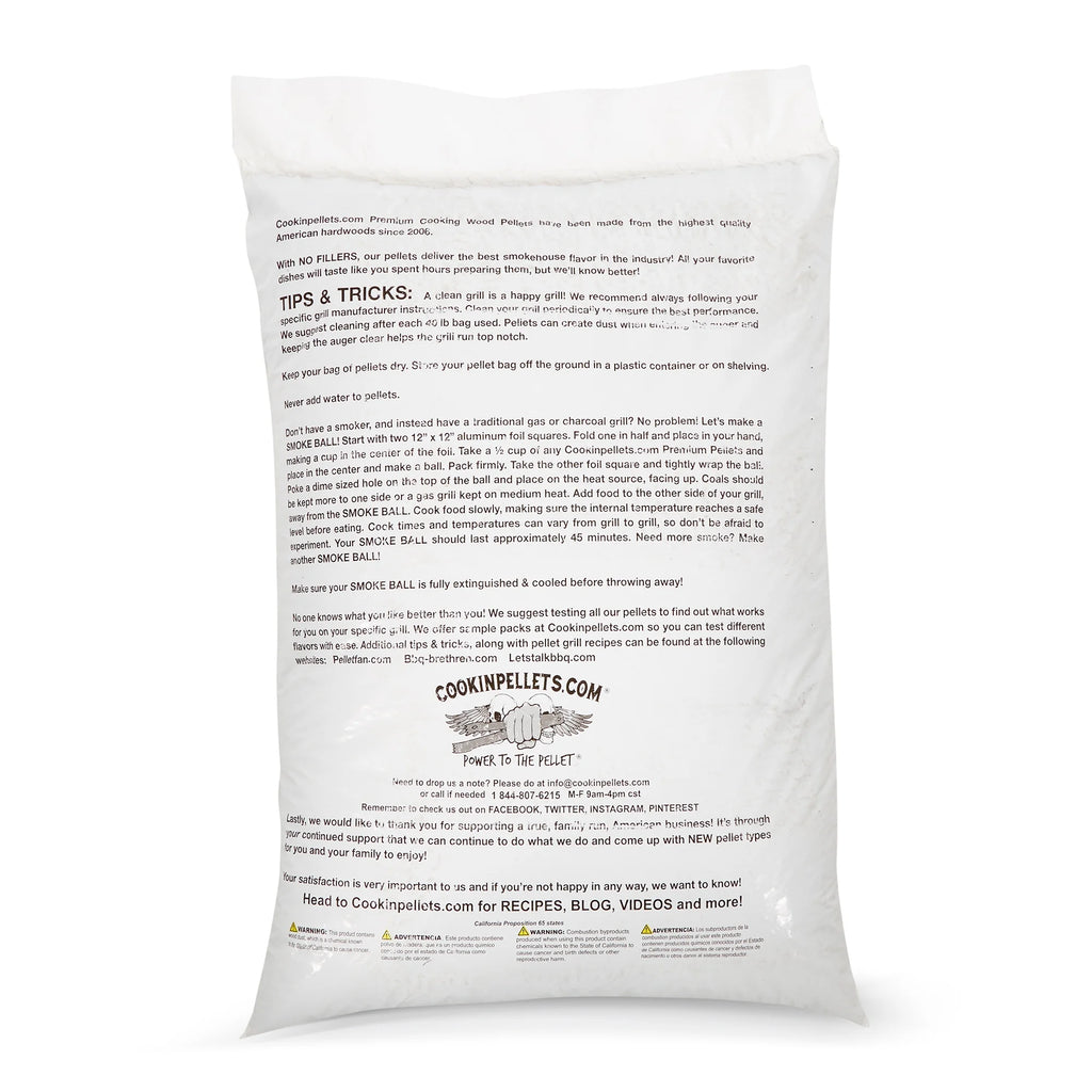40-Pound Apple Mash Hard Maple Smoker Wood Pellets J7646