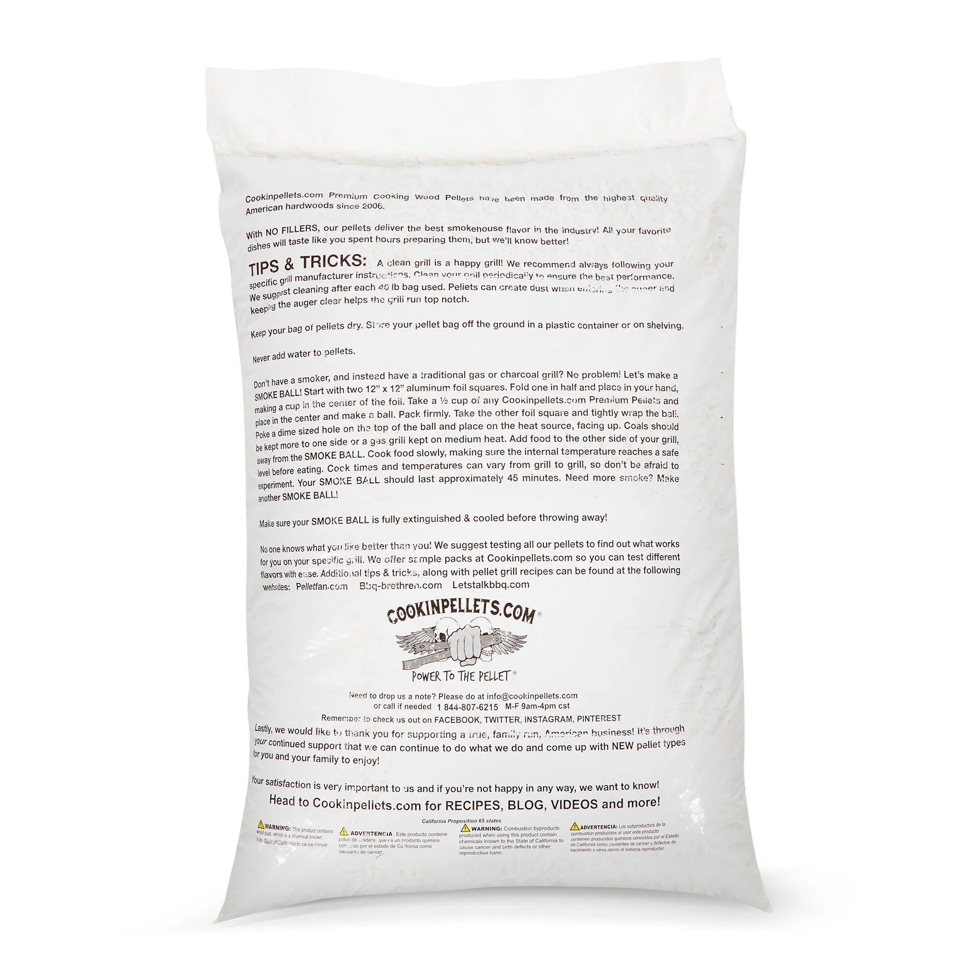 40-Pound Apple Mash Hard Maple Smoker Wood Pellets J7646