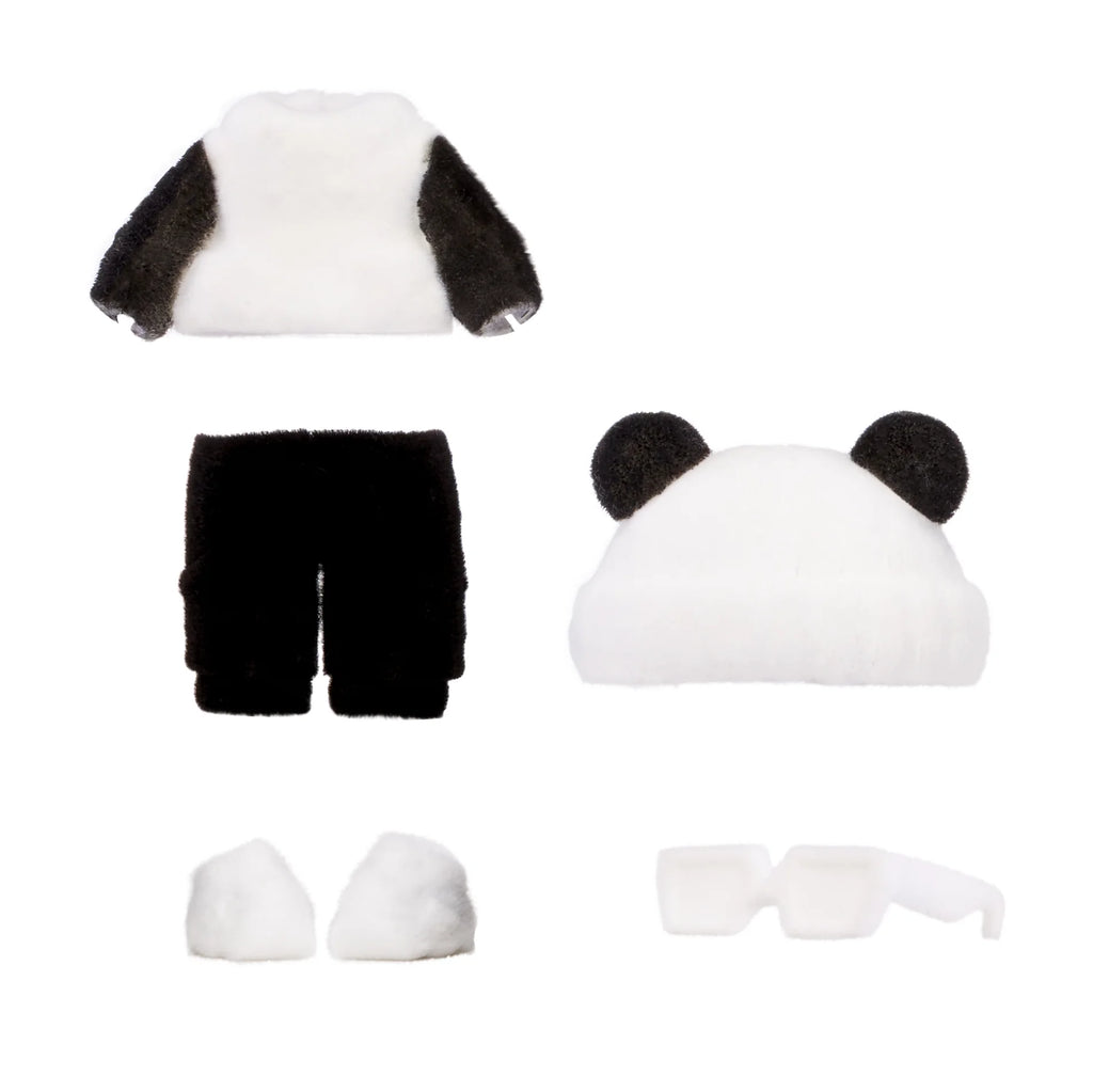Fuzzy Surprise Series 1 Peter Panda 7" Fashion Doll with Beanie, Glasses, Outfit, Shoes K931716