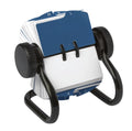 Black Rotary Card File with 250 Cards and 24 A-Z Guides R34815