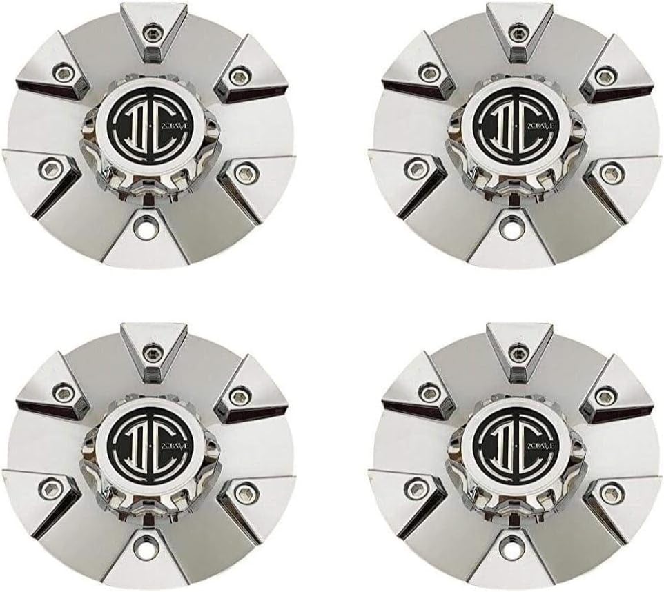 Chrome Custom Wheel Center Hub Cap with Screws S97167