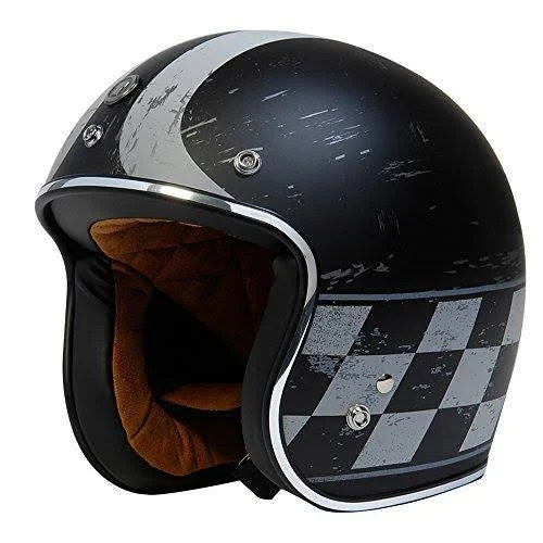 Flat Black XX-Large Open Face Helmet C2470
