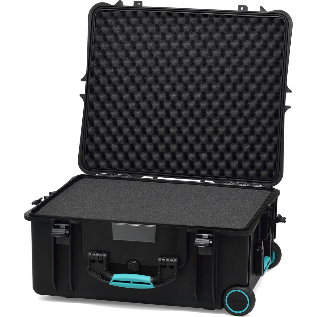 Black Wheeled Hard Case with Cubed Foam V993898