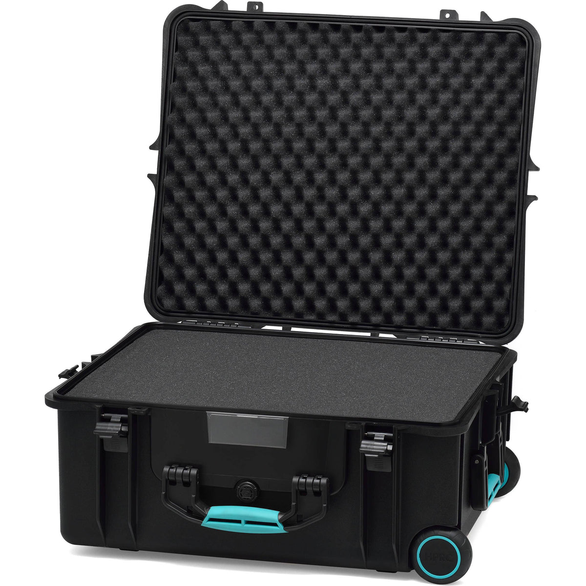 Black Wheeled Hard Case with Cubed Foam V993898