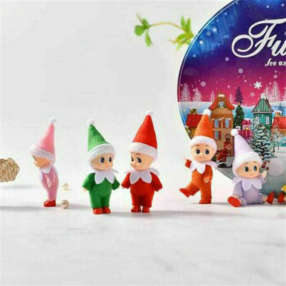 Naughty Elf Felt Doll 4 PCS Toddler Elf Kids Toys Q5915