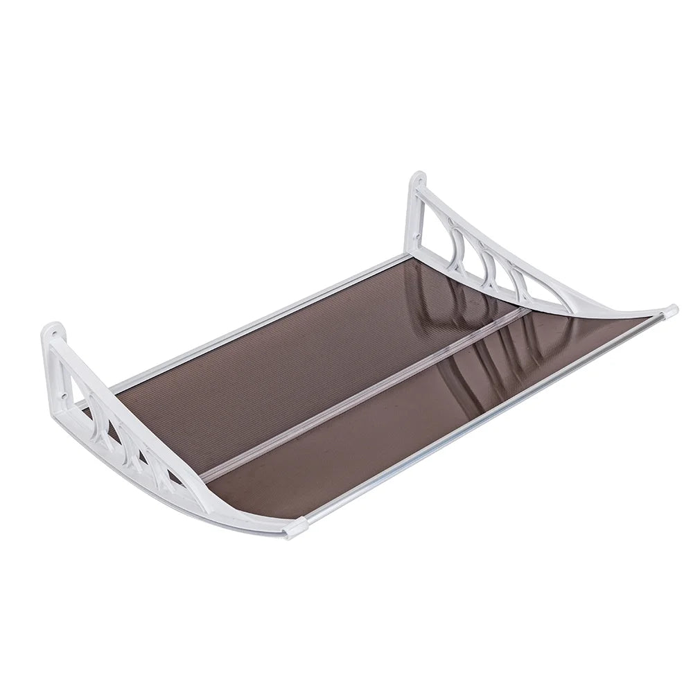 Transparent Polycarbonate Door Rain Cover F10395