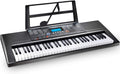61 Keys Electric Keyboard Piano with Headphone Jack, USB Port, Teaching Modes T369