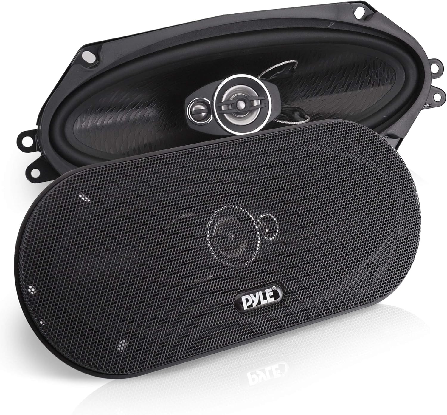 300W 4" x 10" Triaxial Car Stereo Speakers (Pair) B5726