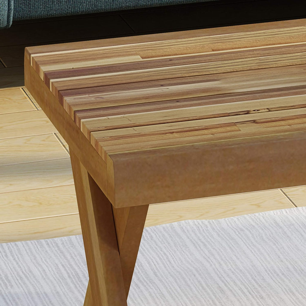 Acacia Wood Coffee Table V557