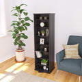 Black Spinning Tower Storage Cabinet P98201