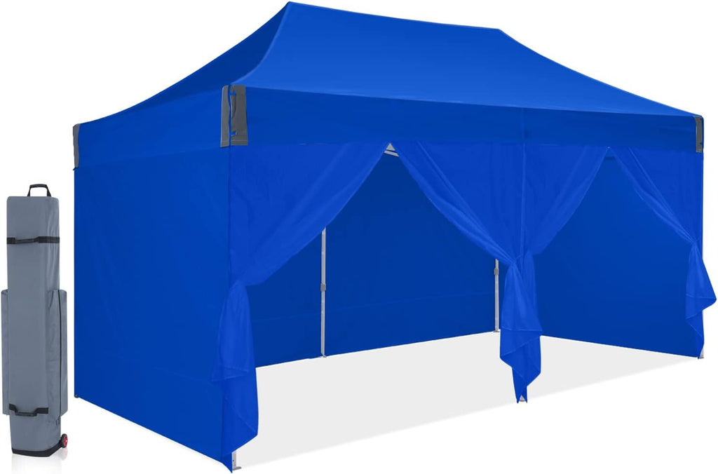 10'x15' Enclosed Instant Pop Up Canopy Tent with Removable Sides Walls C769