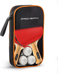 2-Player Table Tennis Racket Set with 3-Star Balls and Storage Case M236083