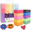 Fun Foam Modeling Foam Beads Play Kit, 10 Blocks Children's Educational Clay for Arts Crafts Kindergarten, Preschool Kids Toys S66044