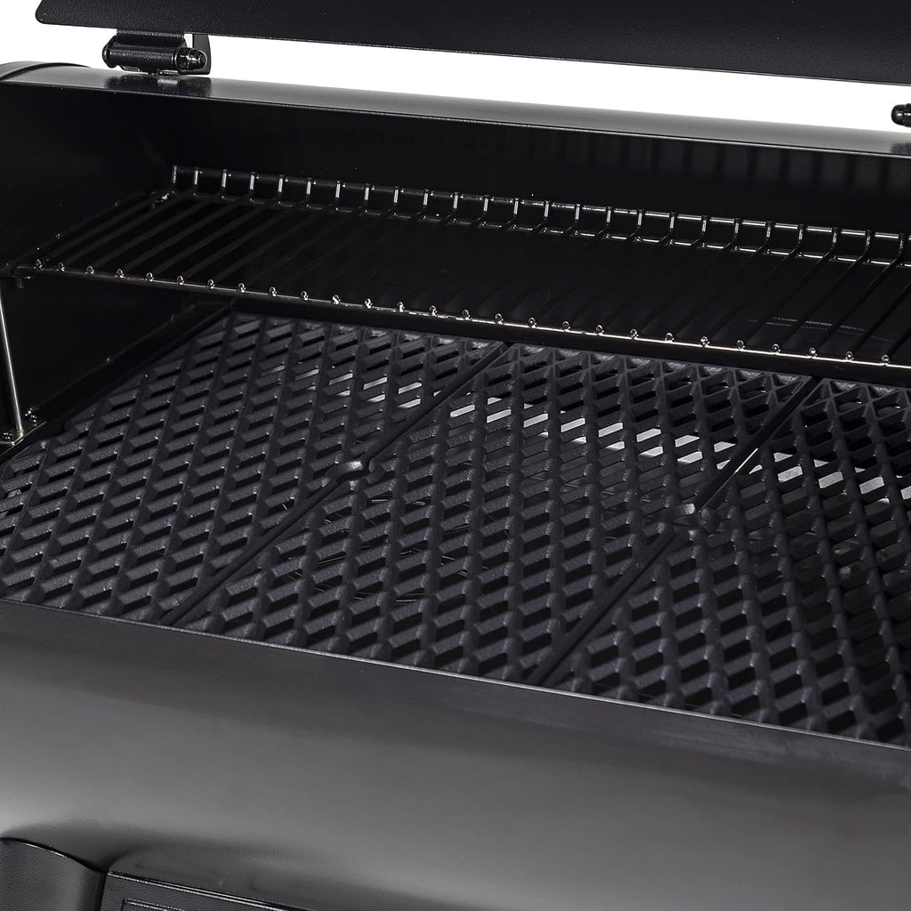 Black/red Wood Grill Pellet Grill & Smoker with Cabinet V44190